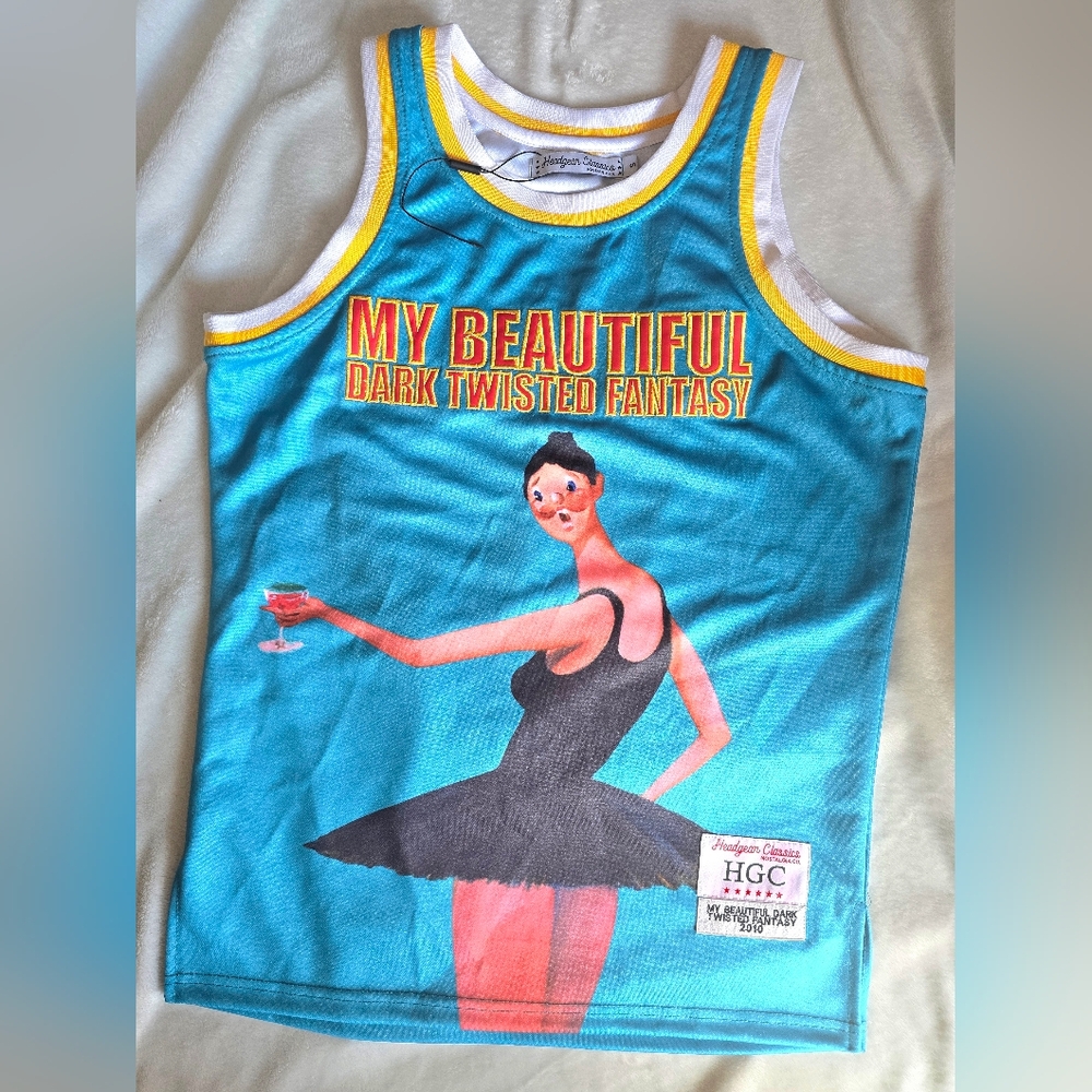Headgear Classics My Beautiful Dark Twisted Fantasy Kanye West Jersey